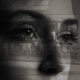 Eyes in Paris Double Exposure