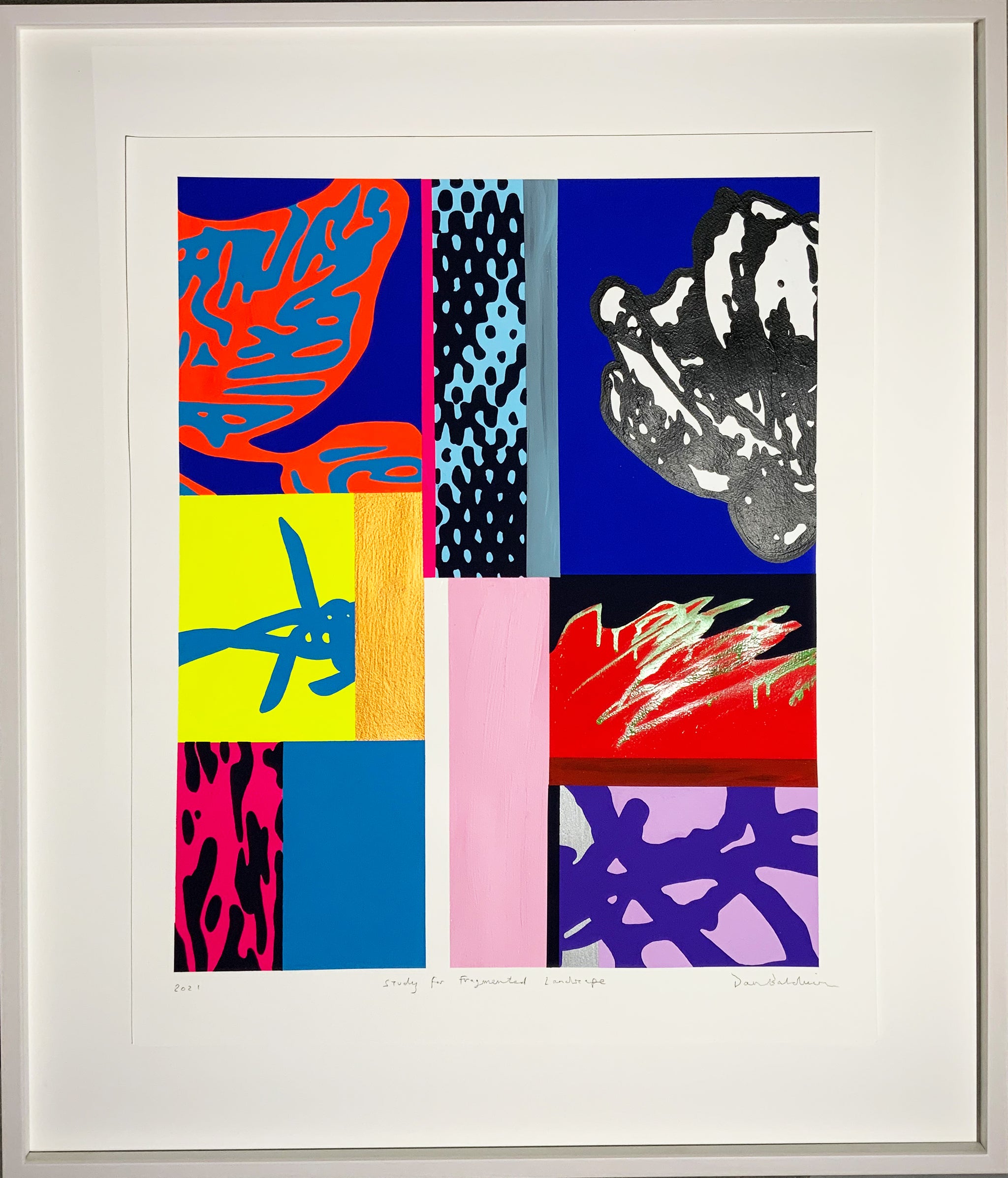 Study for fragmented landscape #1 by Dan Baldwin, limited edition photography