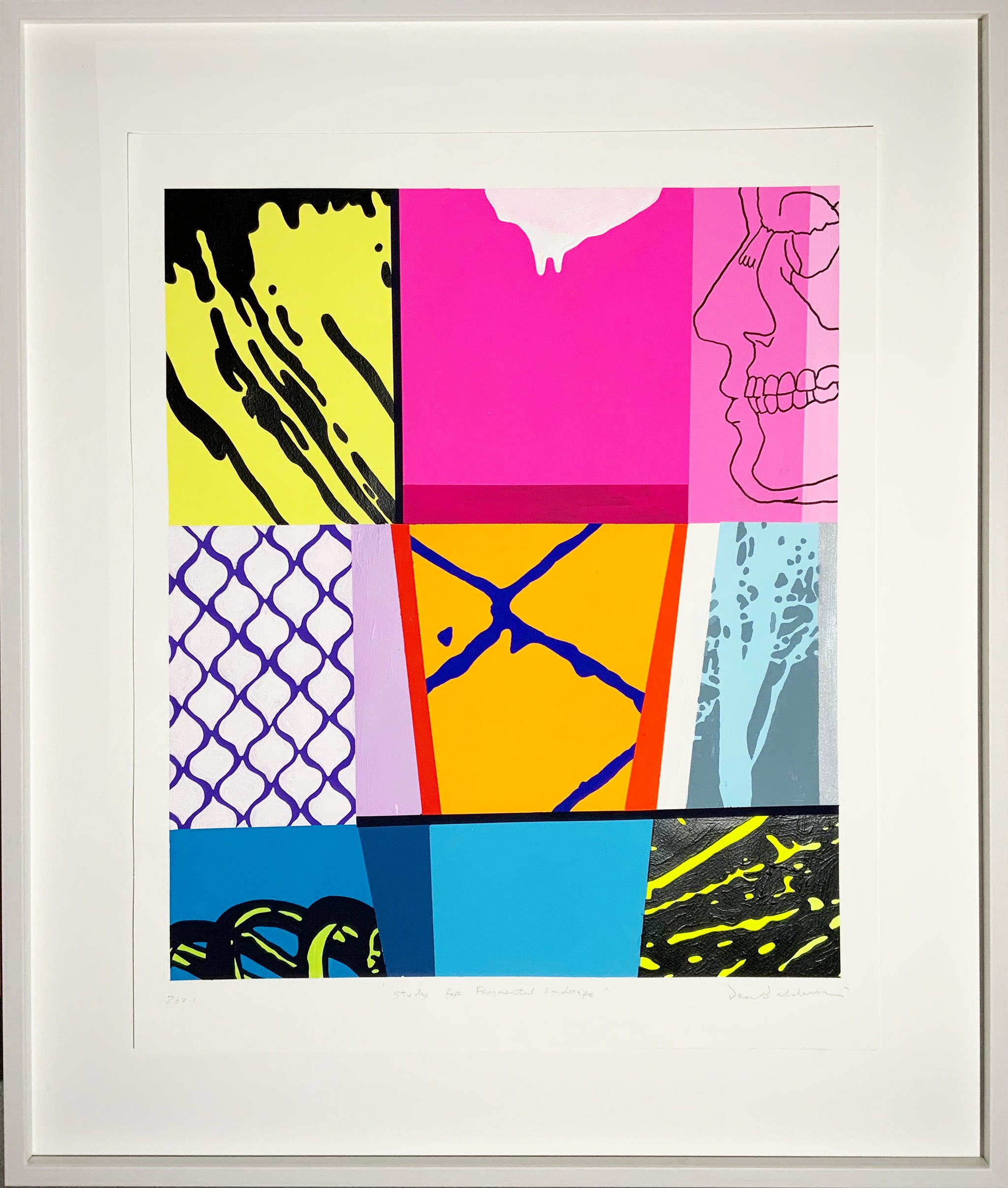 Study for fragmented landscape #3 by Dan Baldwin, limited edition photography
