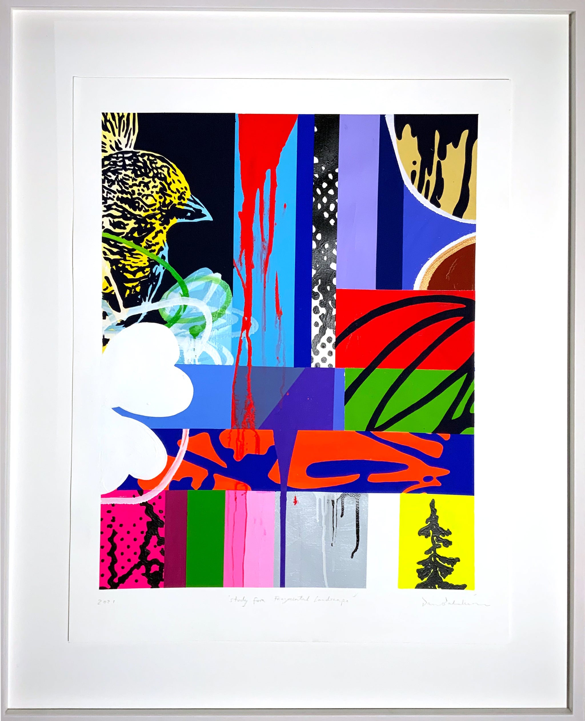 Study for fragmented landscape #4 by Dan Baldwin, limited edition photography