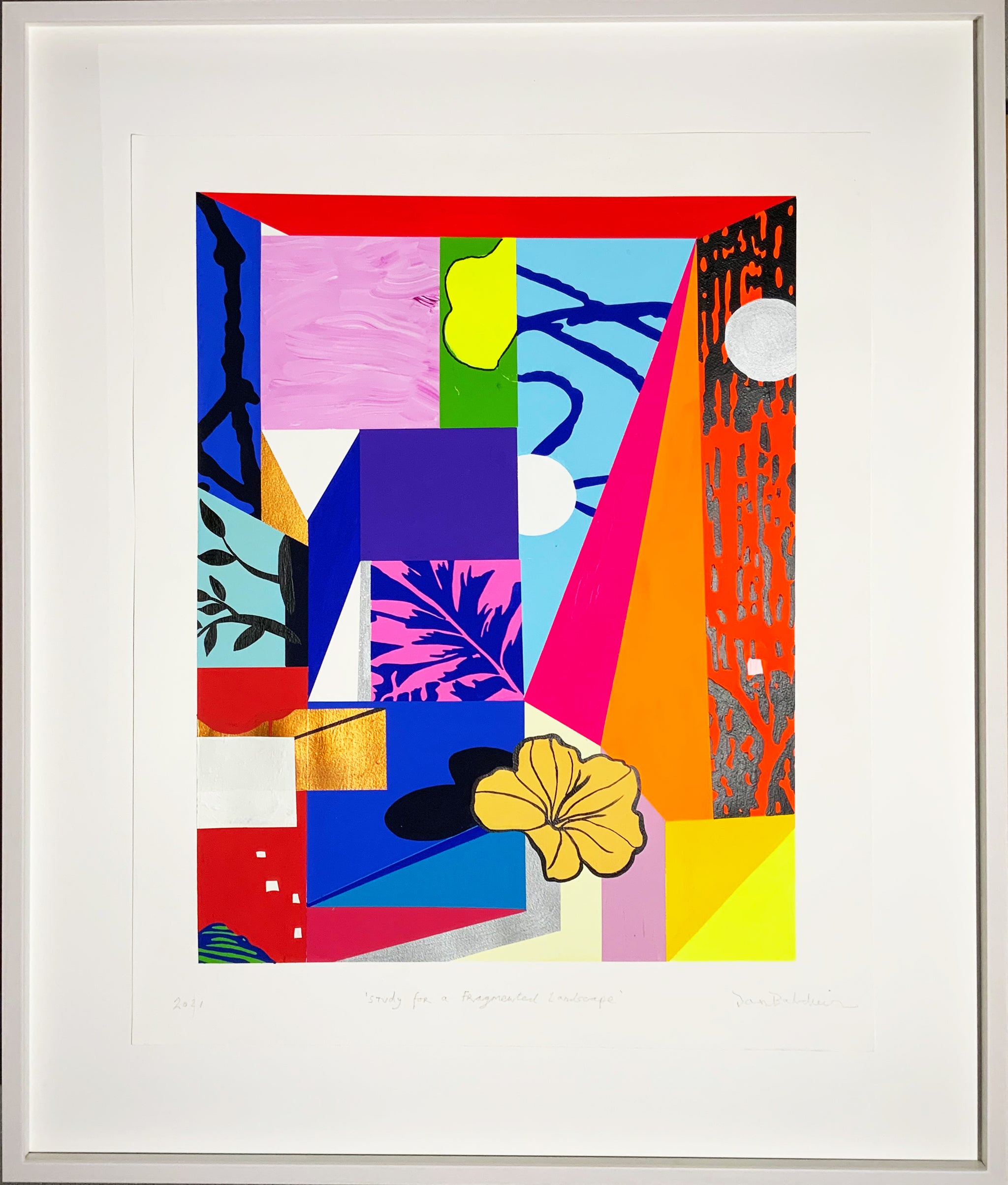 Study for fragmented landscape #5 by Dan Baldwin, limited edition photography