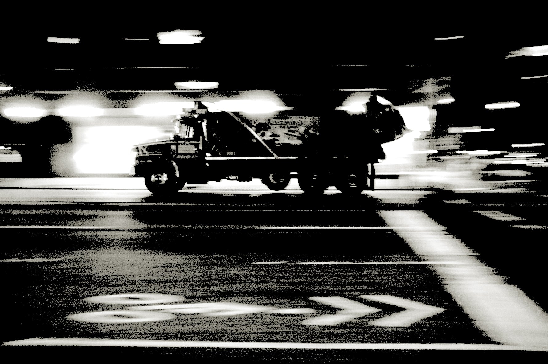 Truck at Night, New York by Andreas H. Bitesnich, limited edition photography