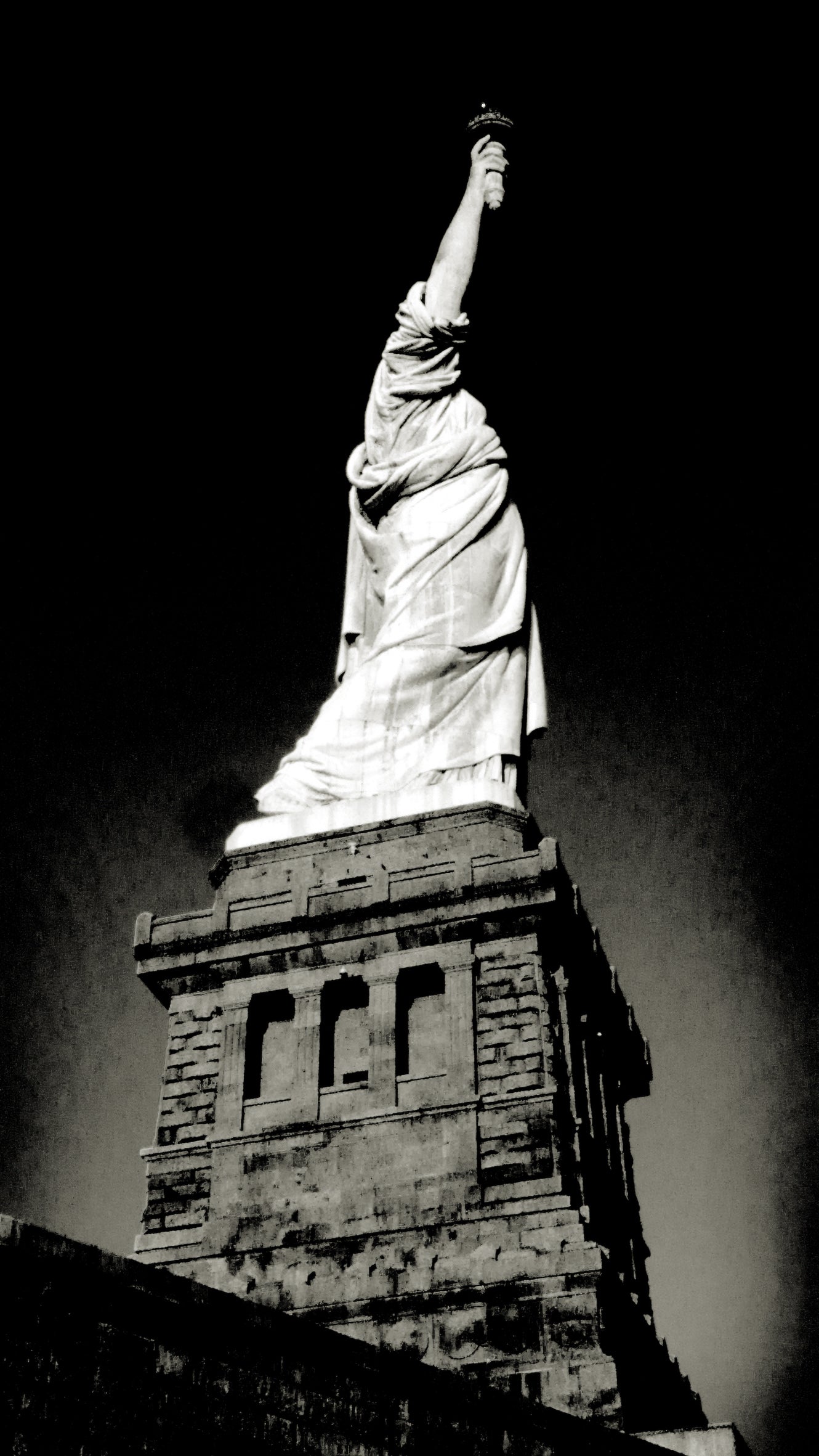 Statue of Liberty, (Side), New York by Andreas H. Bitesnich, limited edition photography