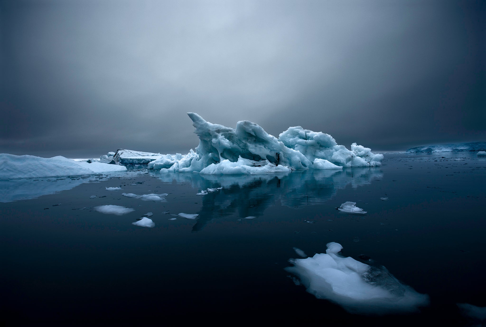 Ice Floe XII by Sebastian Copeland, limited edition photography