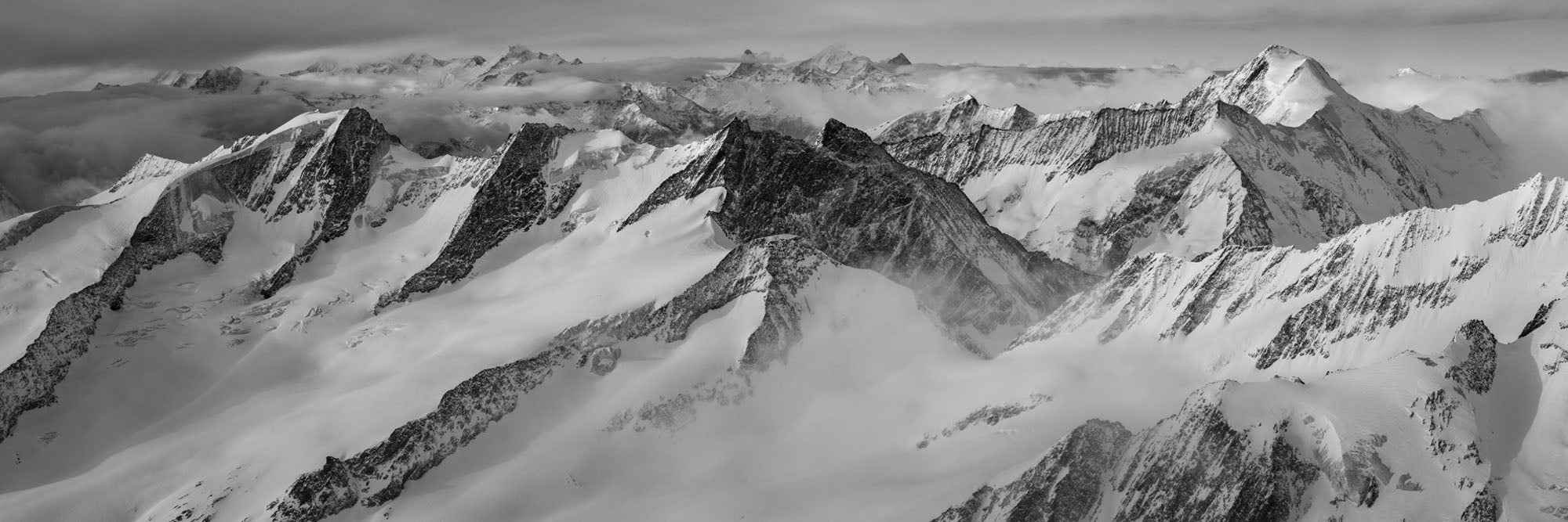 Bernese Alps e Valaisannes, Panorama, Switzerland by Thomas Crauwels, limited edition photography