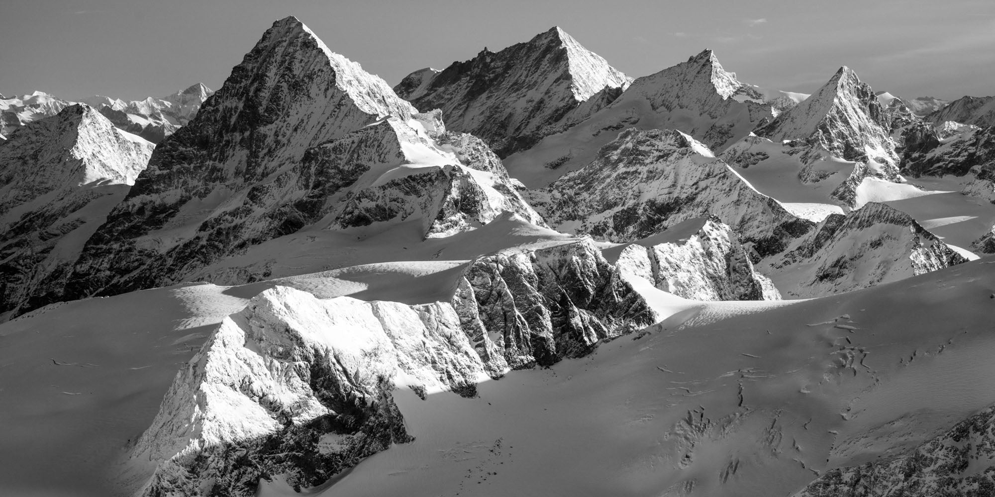 Dent Blanche, Weisshorn, Zinalrothor, Obergabelhorn, Switzerland by Thomas Crauwels, limited edition photography