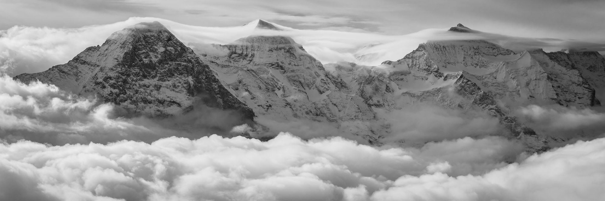 Eiger, Mönch, Jungfrau, Switzerland No. 1 by Thomas Crauwels, limited edition photography
