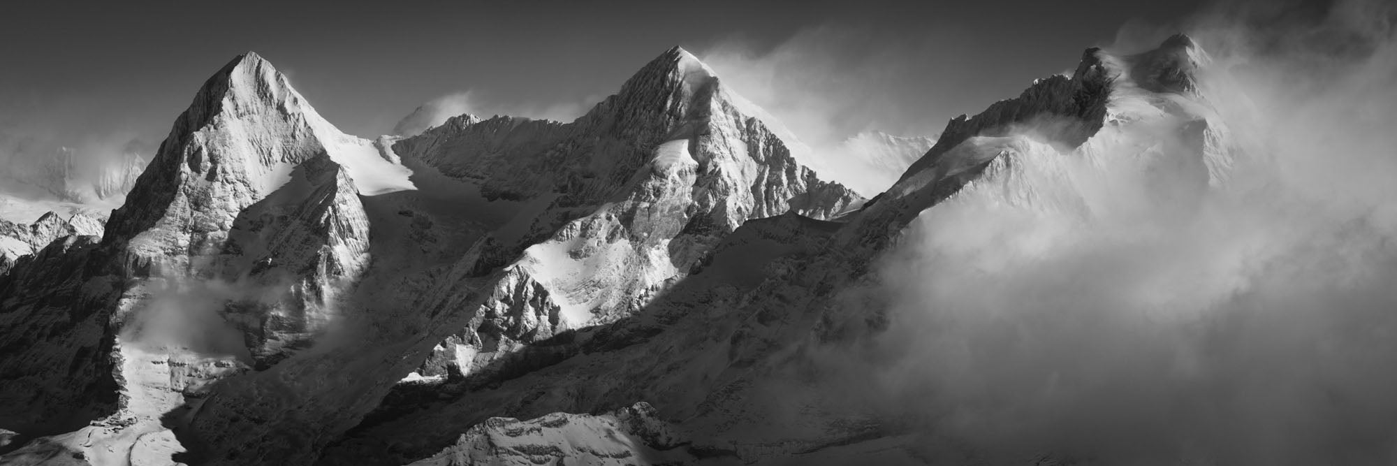 Eiger, Mönch, Jungfrau, Switzerland No. 2 by Thomas Crauwels, limited edition photography