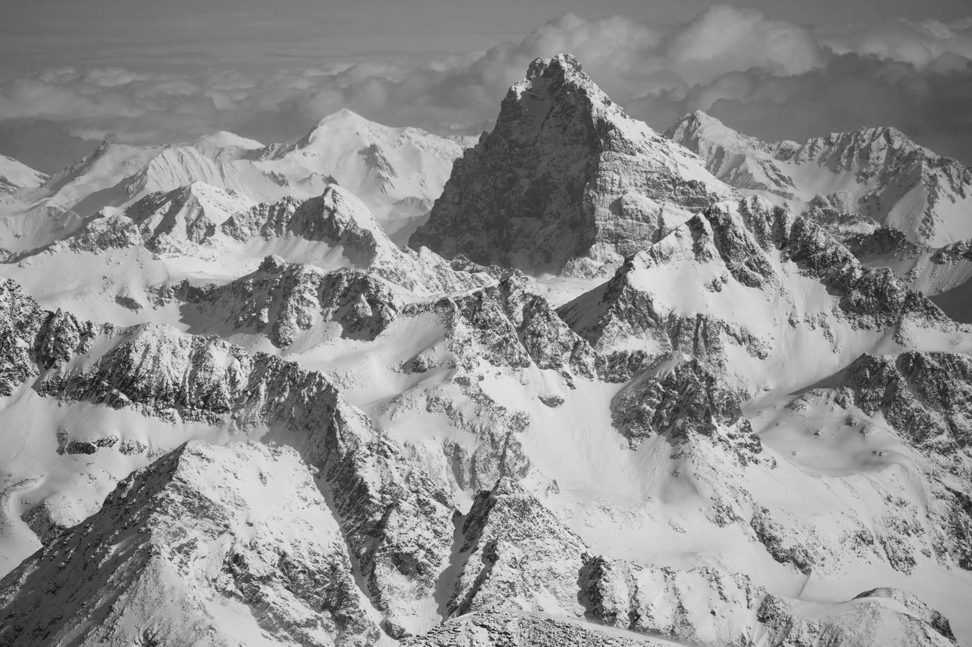 Piz Ela, Panorama, Engadin, Switzerland by Thomas Crauwels, limited edition photography