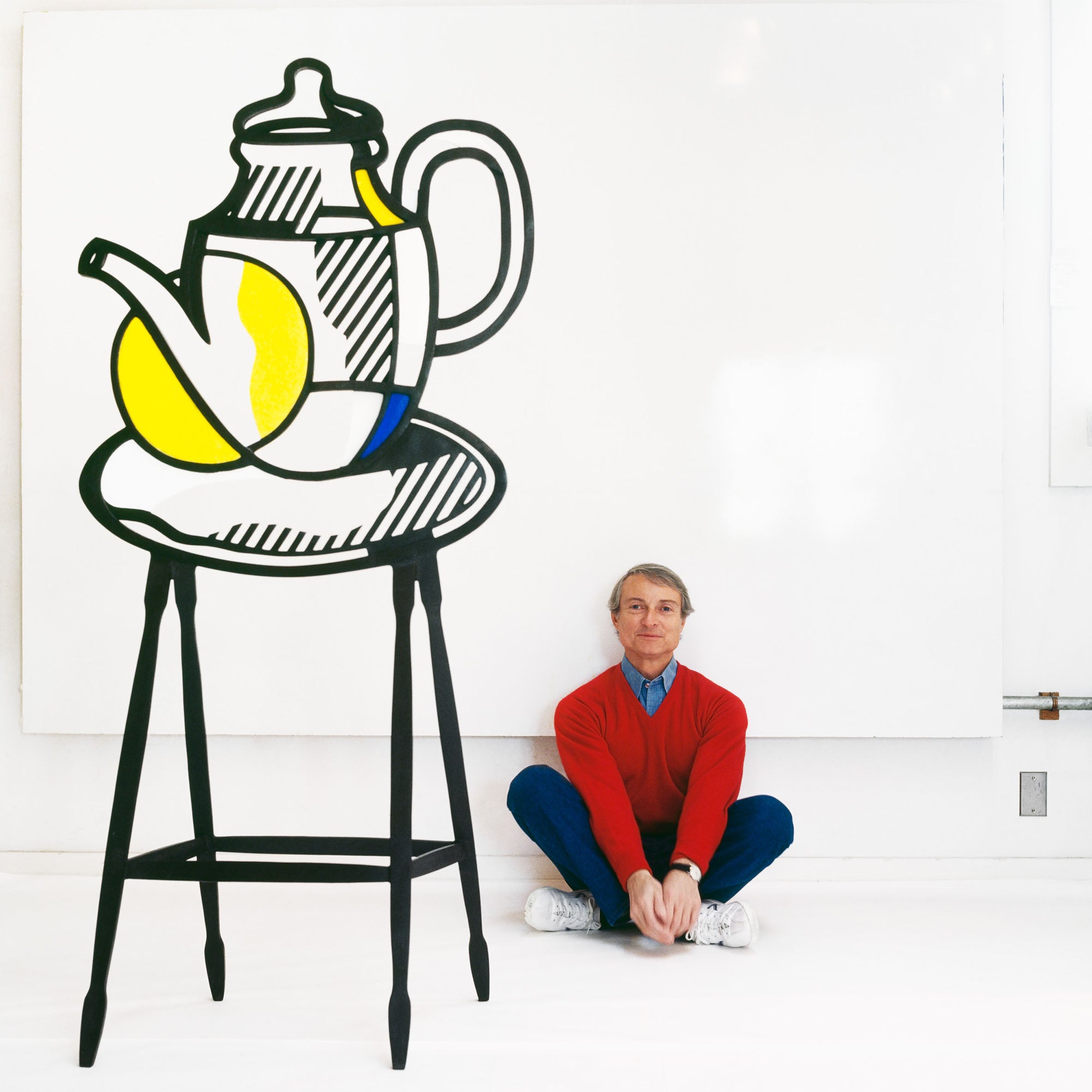 Roy Lichtenstein, New York, 1977 (Lichtenstein Studio, Southampton) I by Horst P. Horst , limited edition photography