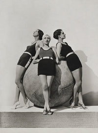 Ernor Carise and Models around a Michelin Push-Ball