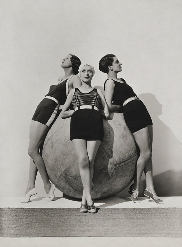 Ernor Carise and Models around a Michelin Push-Ball by George Hoyningen-Huene, limited edition photography