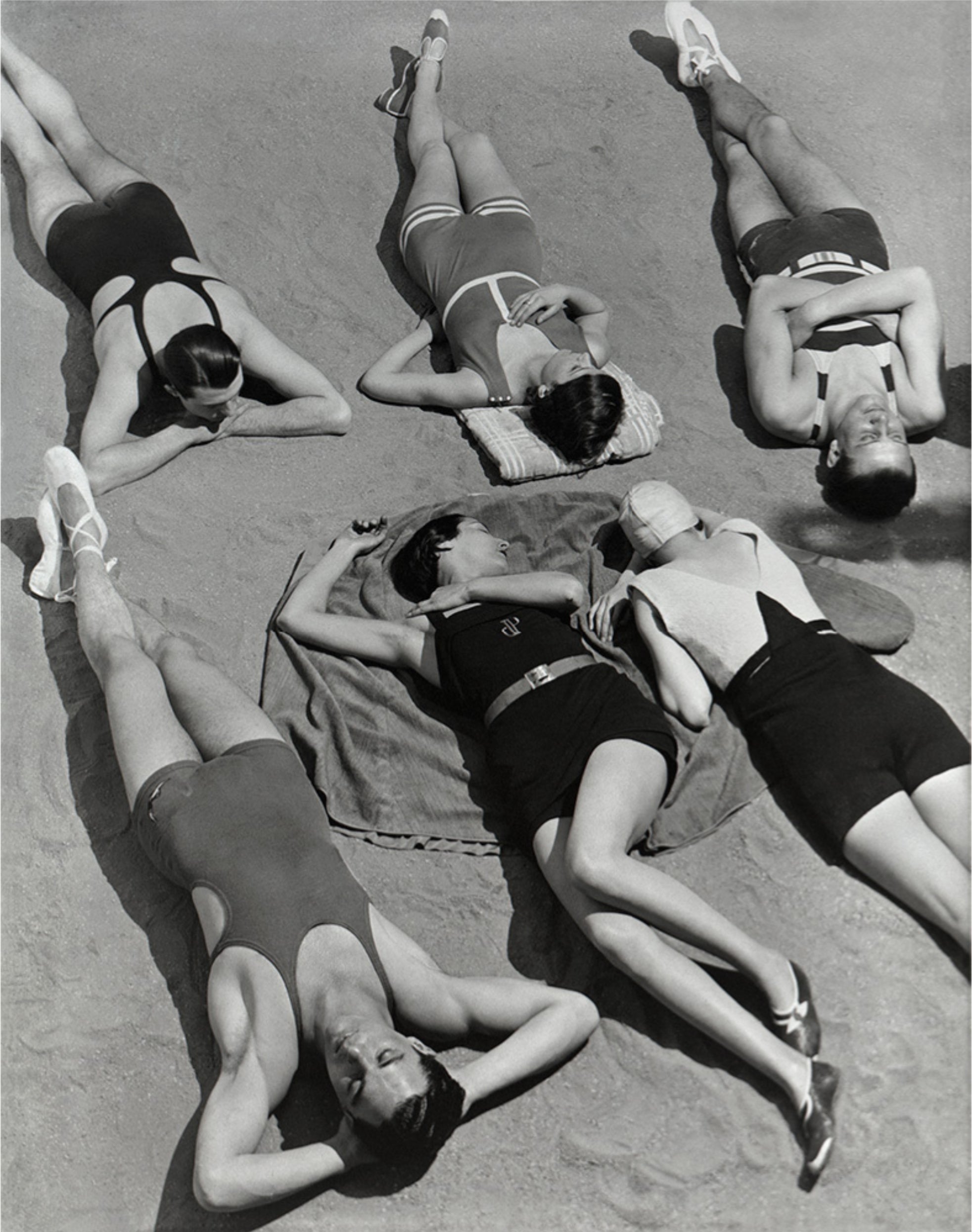 Six Bathers (inlcuding Horst) Swimwear by Patou by George Hoyningen-Huene, limited edition photography