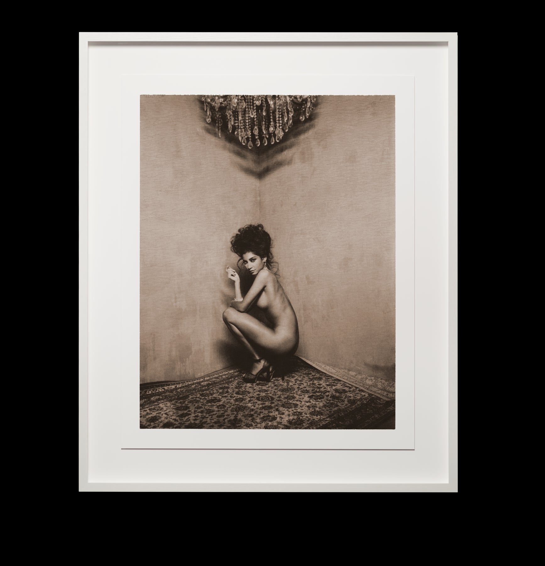 Corner Girl Chocolate (chocolate) by Marc Lagrange, limited edition photography
