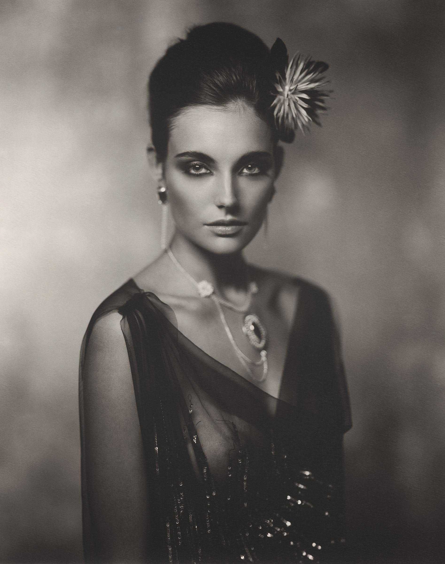 Dahlia (sepia) by Marc Lagrange, limited edition photography