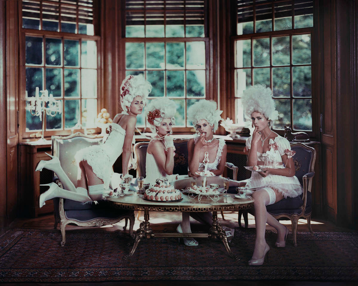 High Tea Pompadour Color Polaroid (colour) by Marc Lagrange, limited edition photography