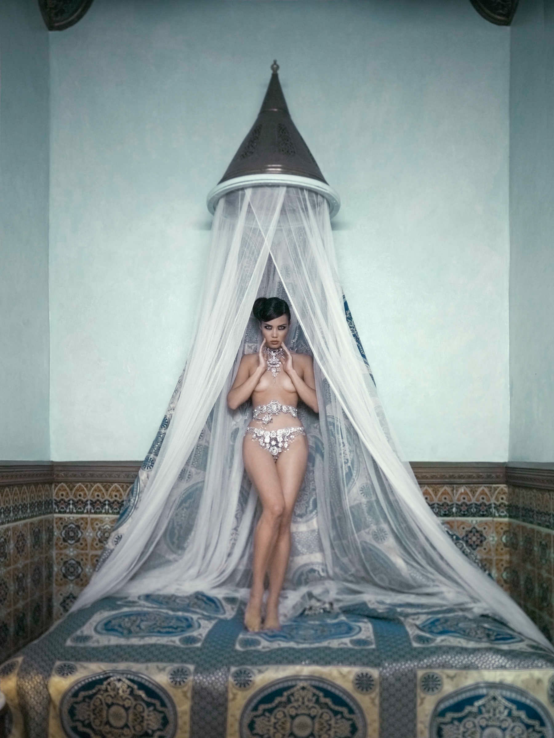 Josephine Baker (colour) by Marc Lagrange, limited edition photography
