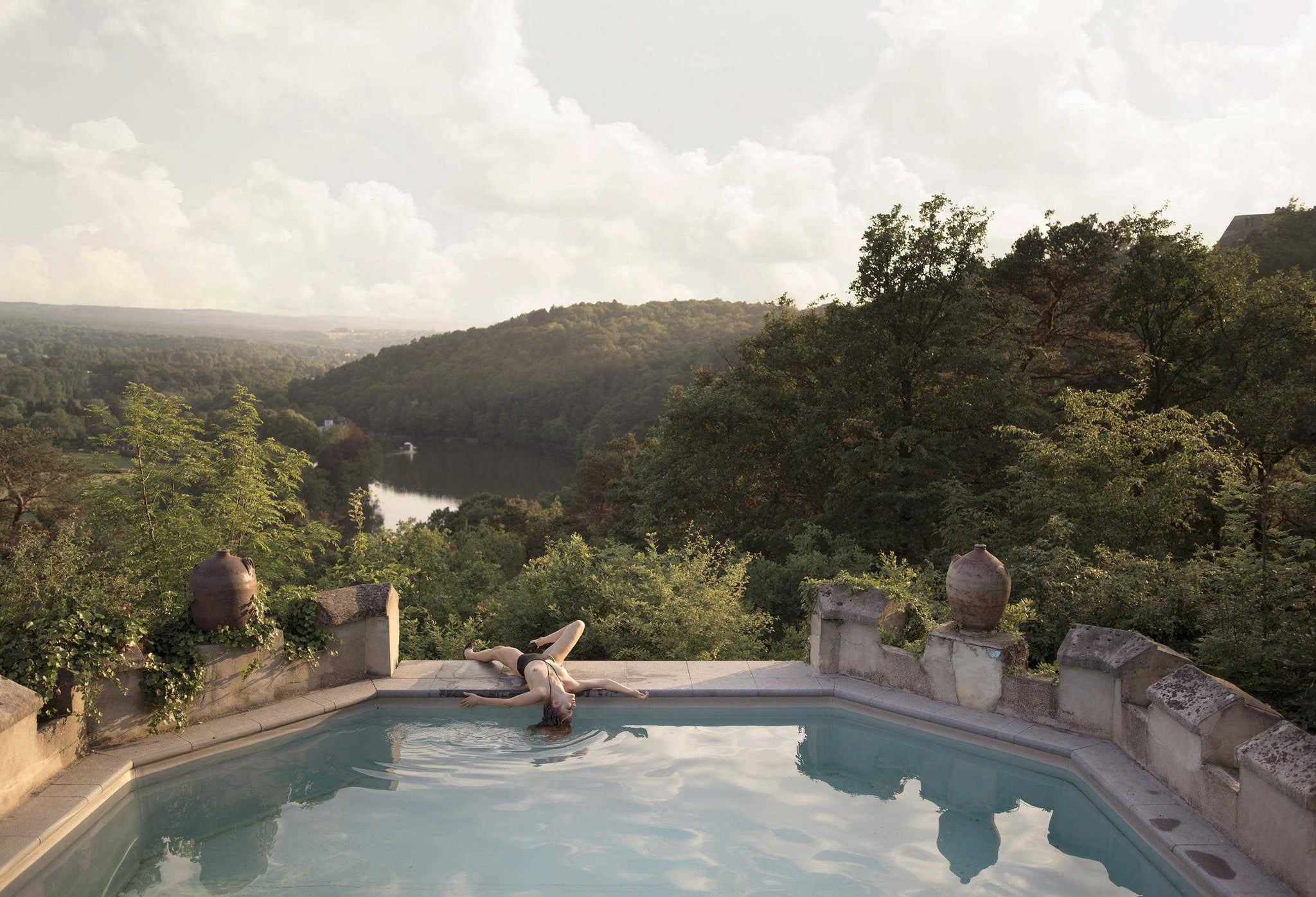 La Piscine (colour) by Marc Lagrange, limited edition photography