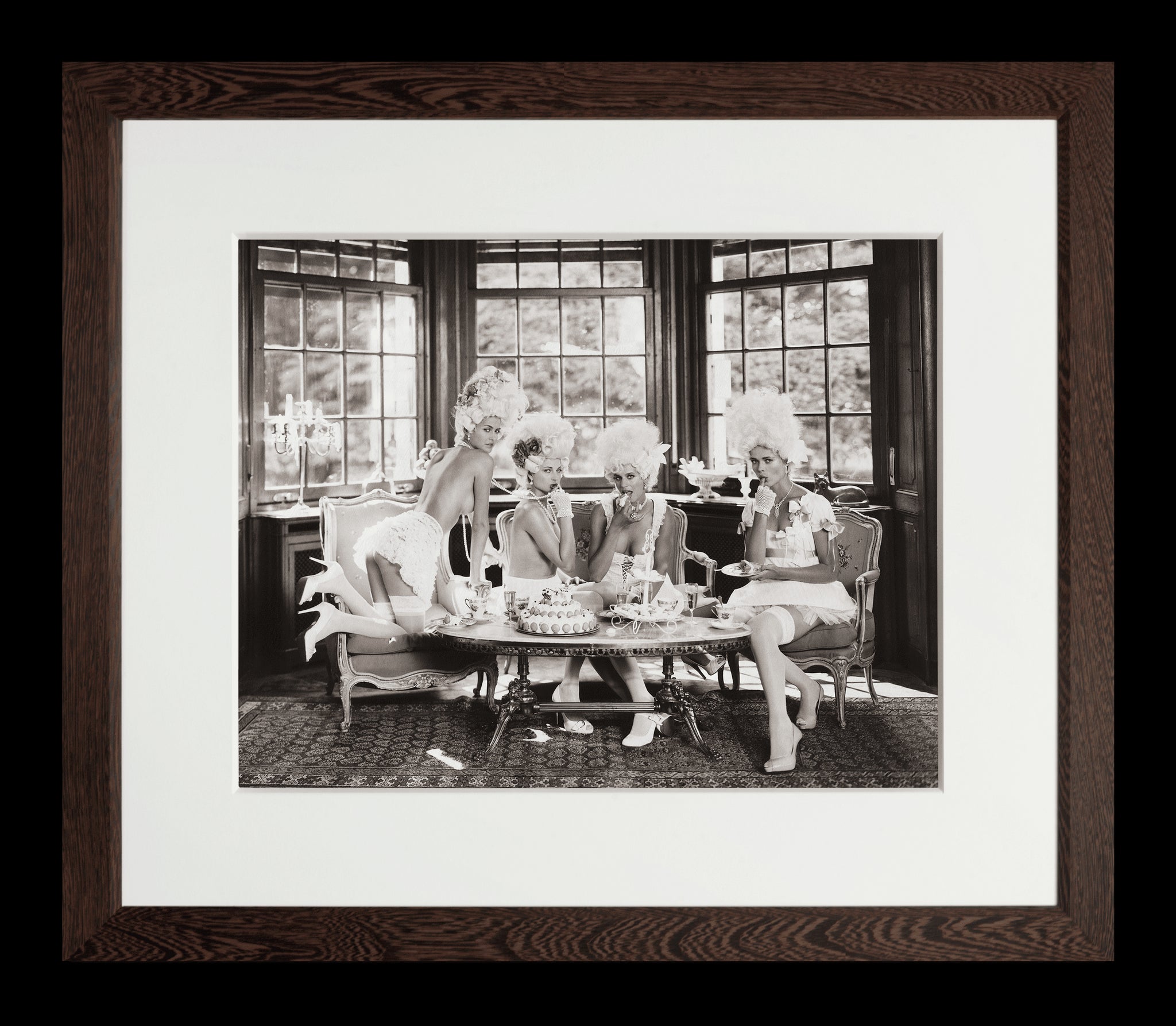 Pompadour High Tea (sepia) by Marc Lagrange, limited edition photography