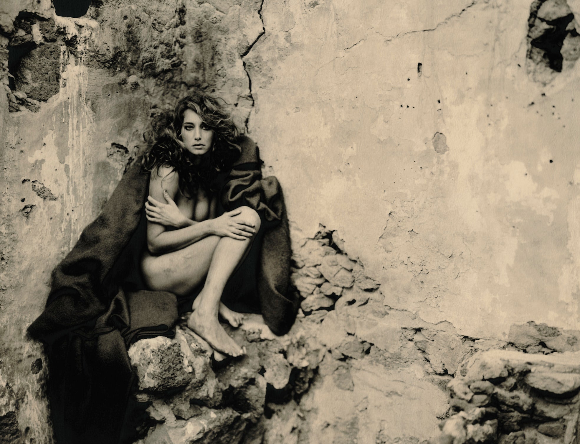 Carole Lanzarote (sepia) by Marc Lagrange, limited edition photography
