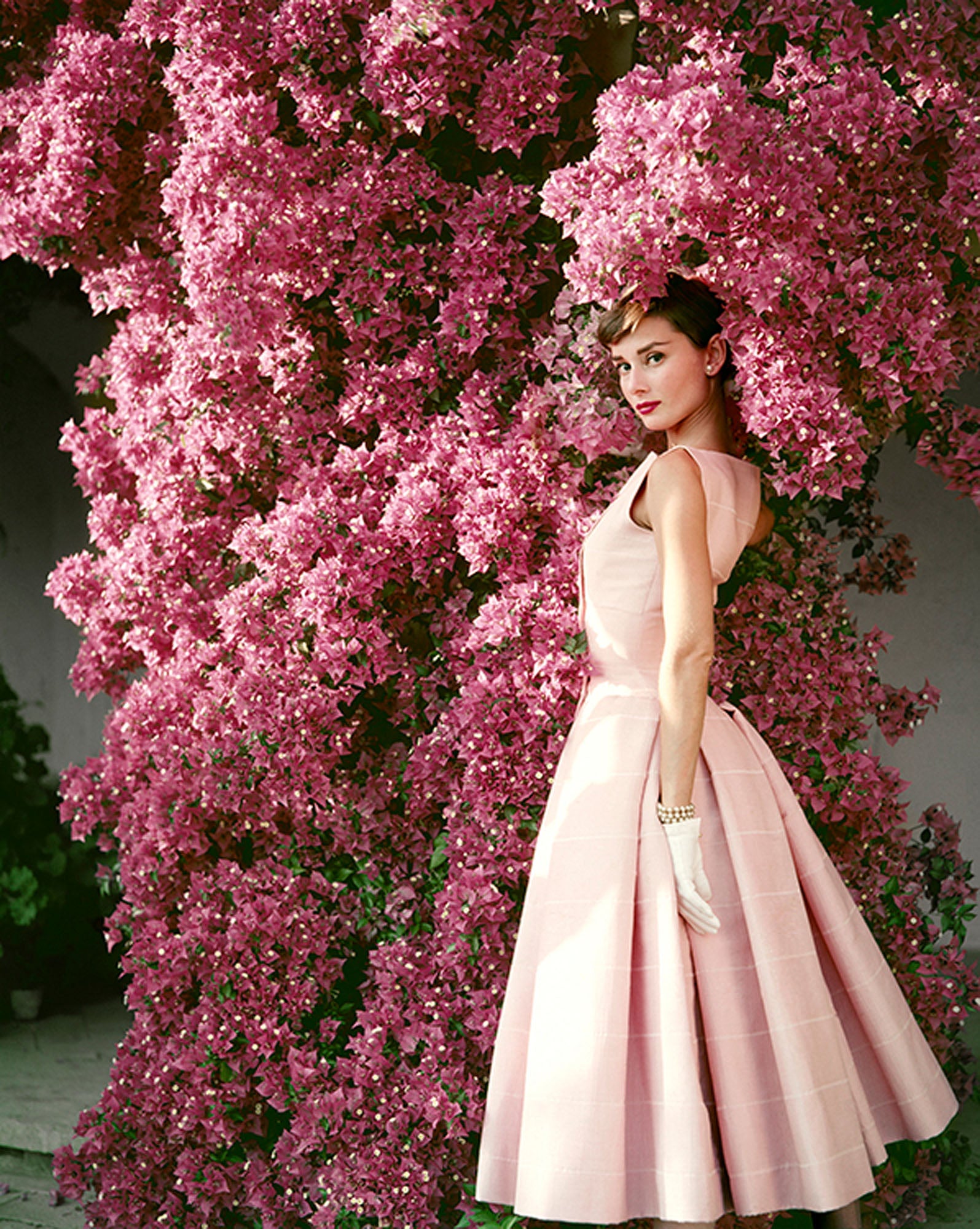 Audrey Hepburn at Villa Rolli, 1955 by Norman Parkinson, limited edition photography