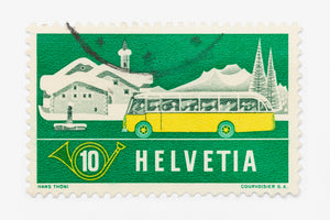 Zumenstien #261 10Rp Postal Bus 1960