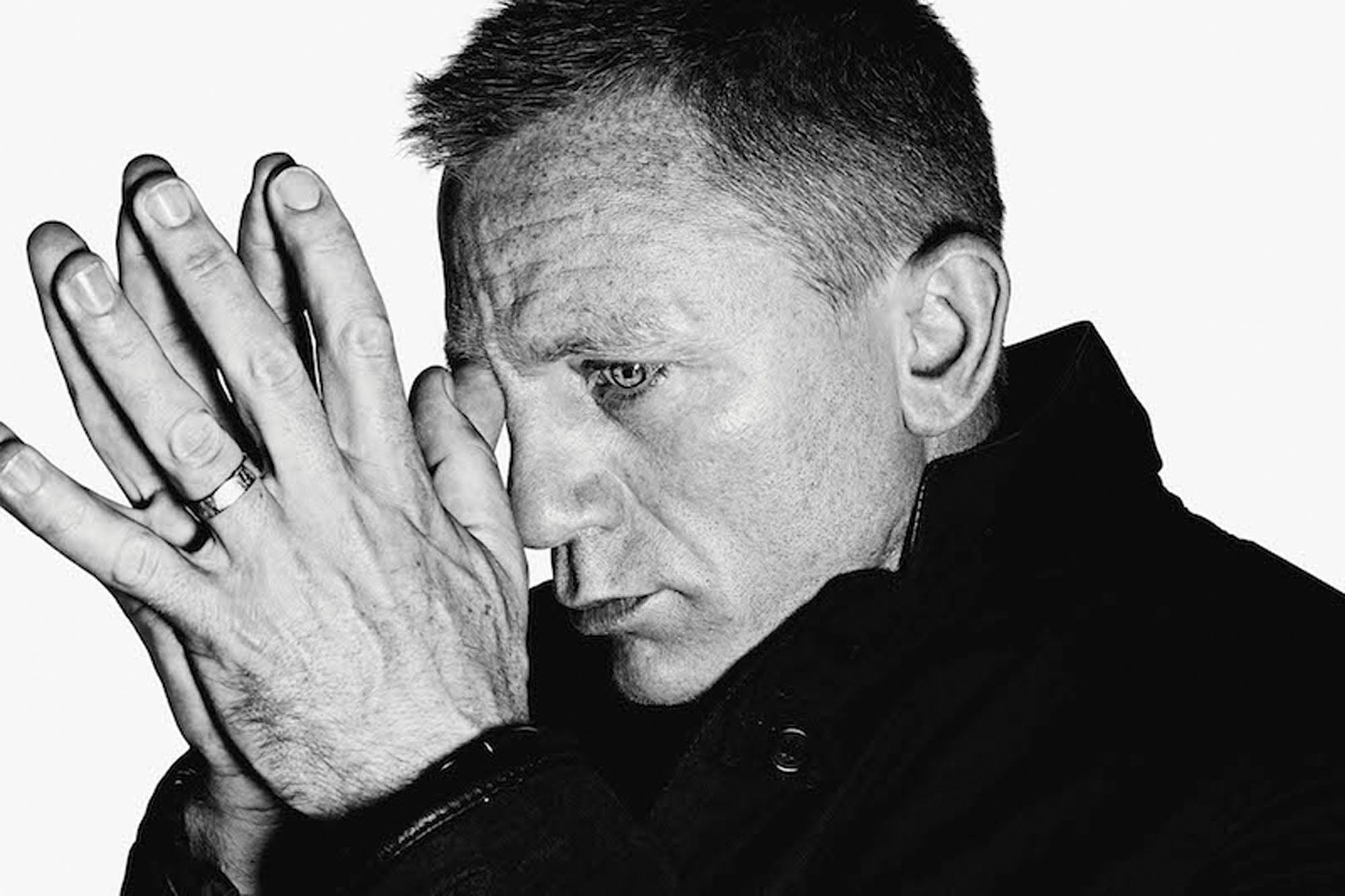 Daniel Craig Contemplating