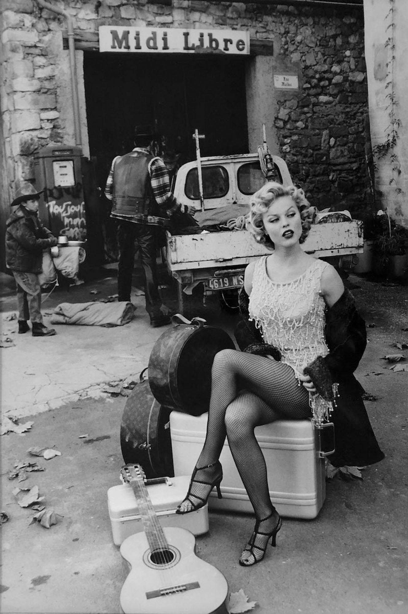 It takes a smart brunette to play a dumb blonde. by Hannes Schmid, limited edition photography