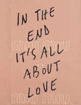 In The End It's All About Love (Miu Miu – St. Moritz Edition)