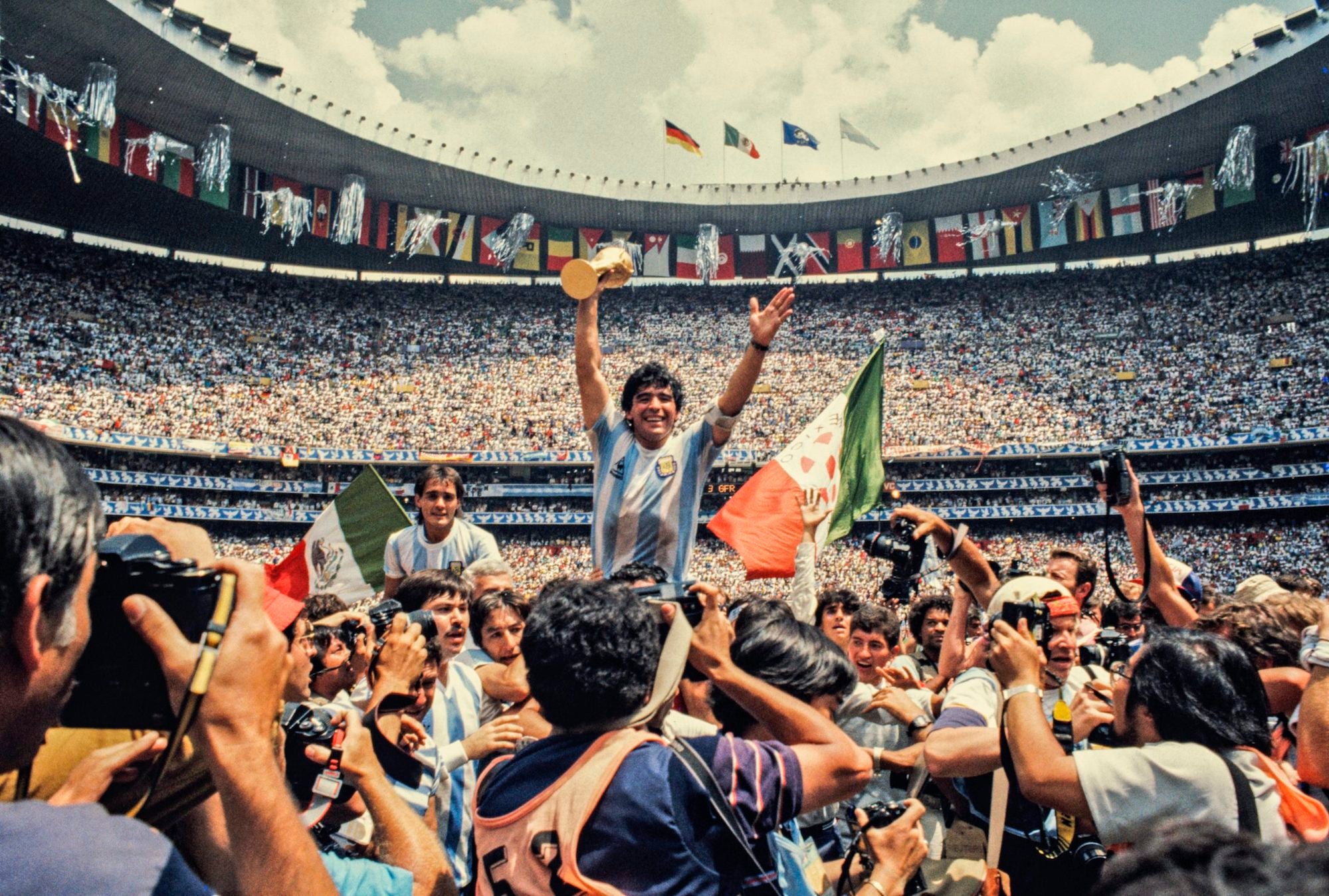 Maradona (colour) by David Yarrow, limited edition photography