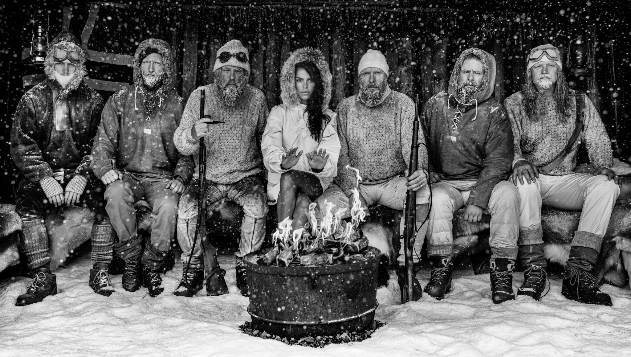 Ice, Ice Baby (black and white) by David Yarrow, limited edition photography